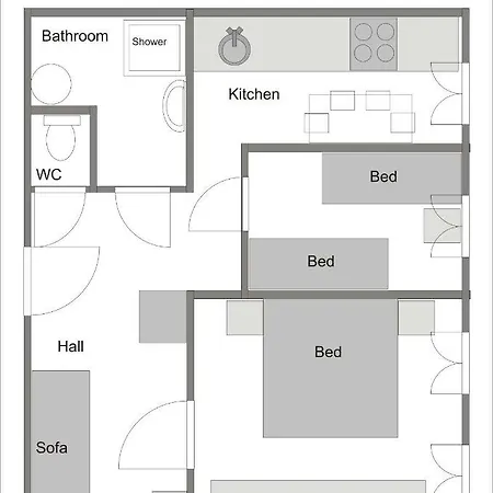 Sarolt Apartment *